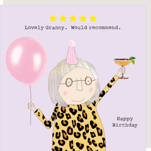 Lovely Granny. Would recommend. Happy Birthday - Rosie Made A Thing card