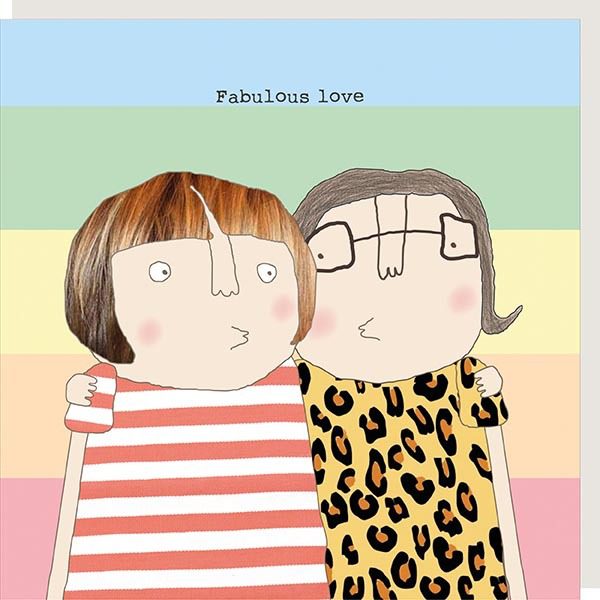 Fabulous love (girl) - Rosie Made A Thing card