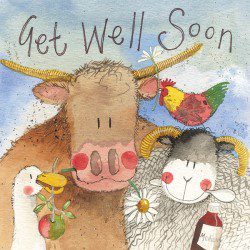 Get Well Soon - Alex Clark card