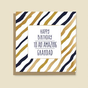 Happy Birthday to an amazing Grandad - Dandelion Stationery card