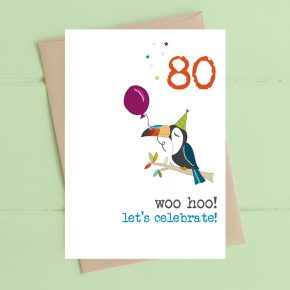 80   woo hoo! let's celebrate - Dandelion Stationery card