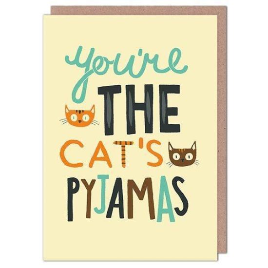 You're the cat's pyjamas  - the happy pencil card