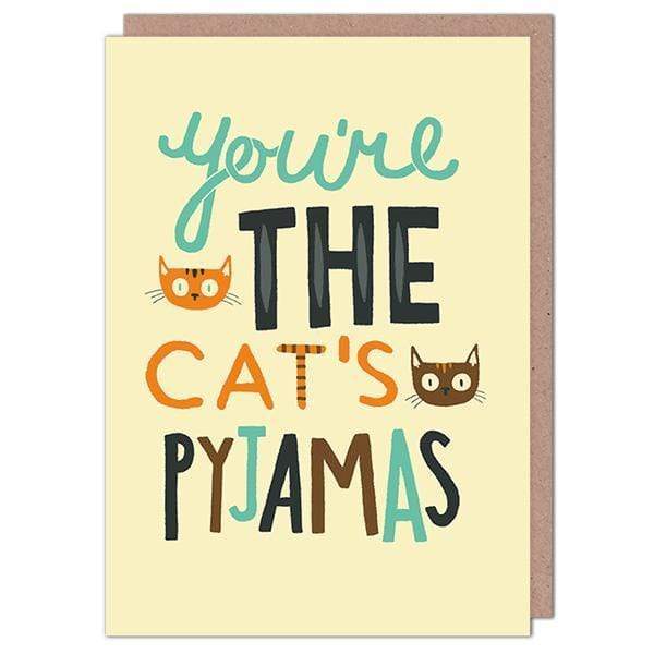 You're the cat's pyjamas - the happy pencil card