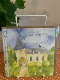 On your Christening - Alex Clark card
