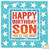Happy Birthday Son  – Blue Eyed Sun card