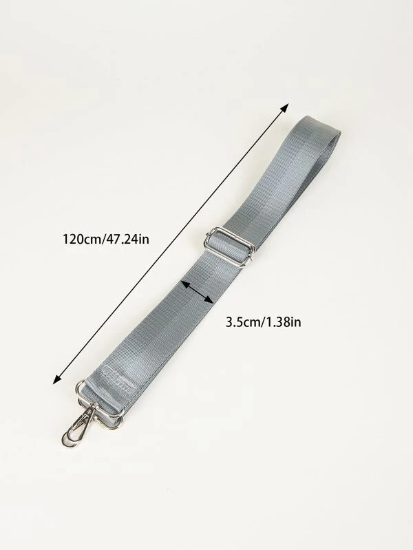 Silvery Grey - adjustable woven bag strap (#15)