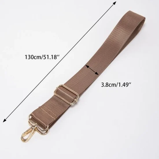 Coppery Brown - adjustable woven bag strap (#16)