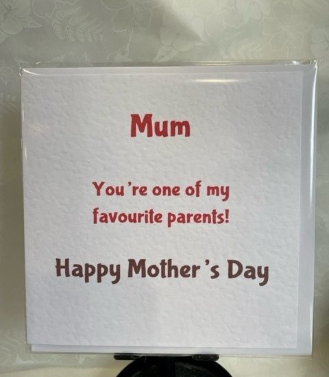 Mum- You're one of my favourite parents! Happy Mother's Day - Little Green Frog card