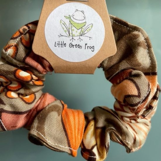 Vintage floral design - hair scrunchie