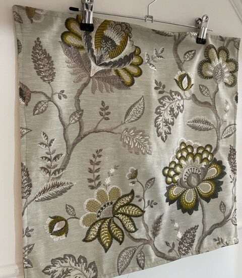 Embroidered Flower Design Cushion Cover - LGF