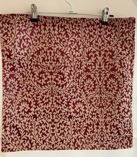 Claret Ferns Design Cushion Cover- LGF