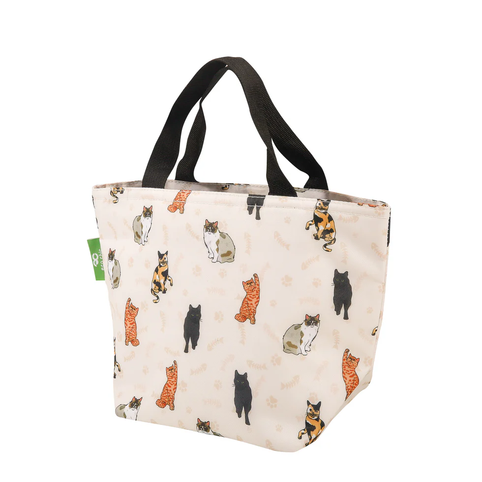 Cats - Eco Chic Foldable Lunch Bag