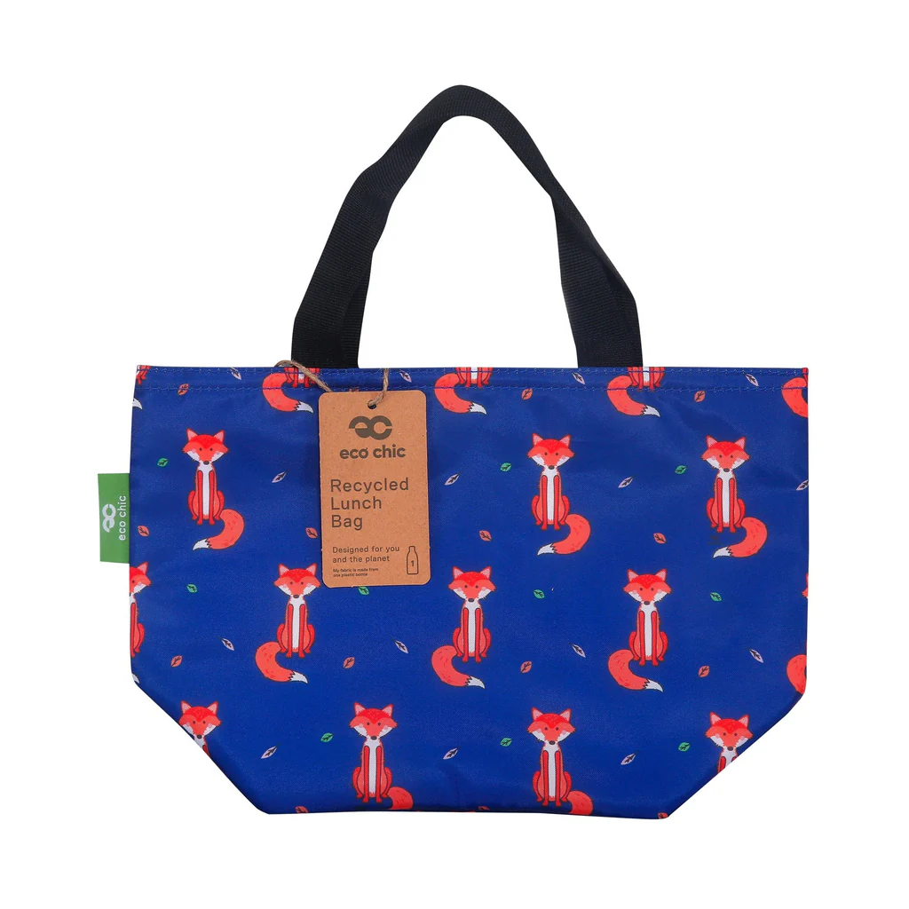 Foxes - Eco Chic Foldable Lunch Bag