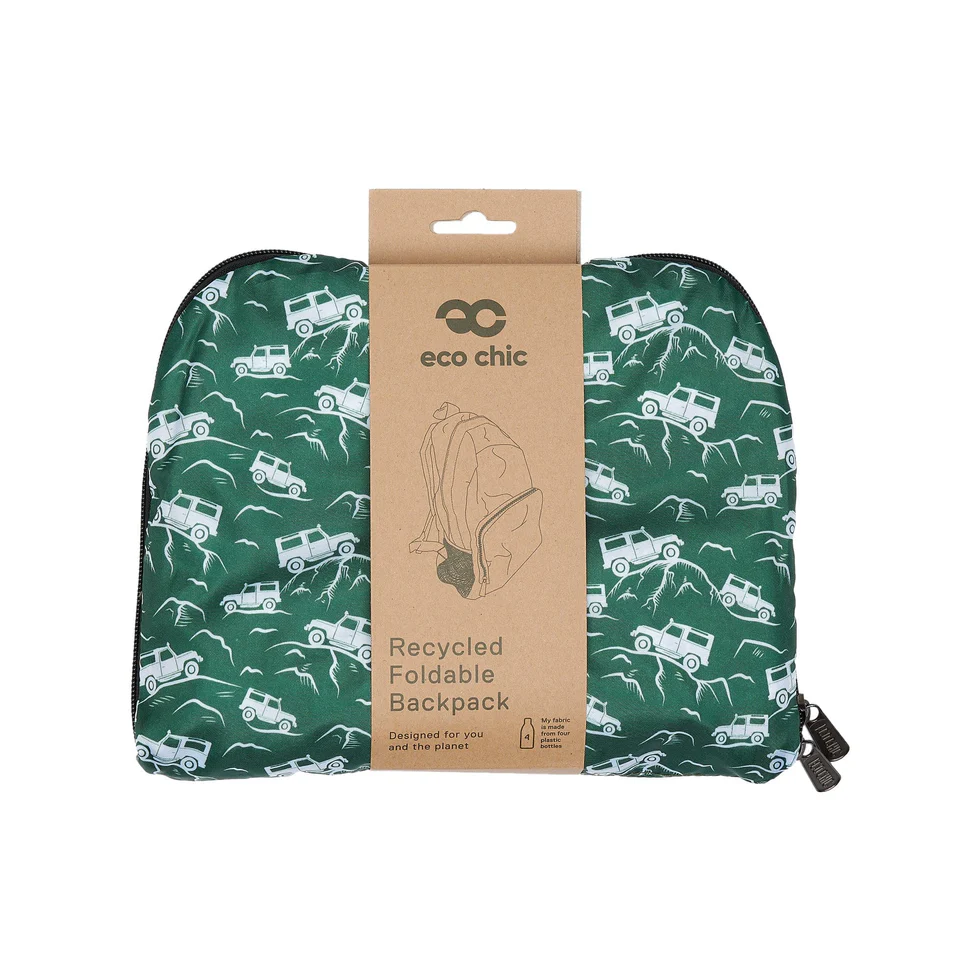 Land Rover - Green - Eco Chic Foldable Backpack - Image 2