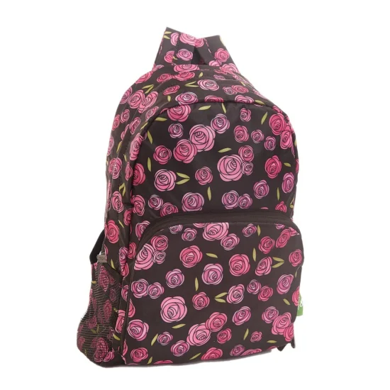 Rennie Mackintosh Roses - Eco Chic Foldable Backpack